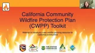 California Community Wildfire Protection Plan Toolkit Introductory Webinar