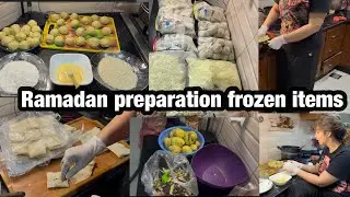 Make Ramzan easy ￼Freezer Preps | Cheese Balls | Frozen Pizza Pockets | Aloo samosa | Hoor khan k