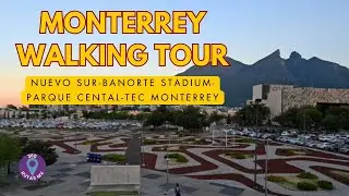 [4k-30fps] 🇲🇽 PLAZA NUEVO SUR TO BANORTE STADIUM FOR YOUR CONCERTS AND MUCH MORE!