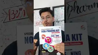Non Pharma Kit Book Review🎯 Govt Pharmacist Preparation #shorts #pharmacy