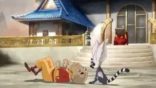 LoK - Meelo trying to teach his lemur how to roll over.
