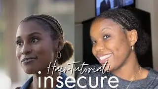 I TRIED TO DO ONE OF ISSA RAE'S ICONIC HAIRSTYLES FROM INSECURE!