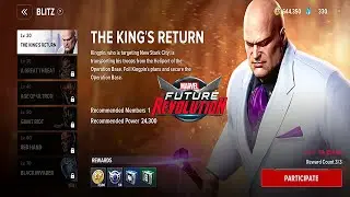 Marvel Future Revolution Blitz Mode. Marvel Future Revolution Kingpin. The King's Return #MFR #COOP.