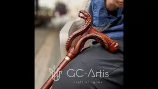 Cobra Walking Cane Made by GC-Artis Creative Workshop