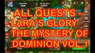 Hero Wars: Lara's Glory and The Mystery of Dominion. Volume 1
