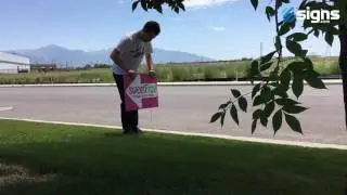 Yard Signs - Installation