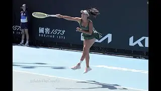 Priscilla Hon - Tennis Training 2025  --  In  Slow Motion.