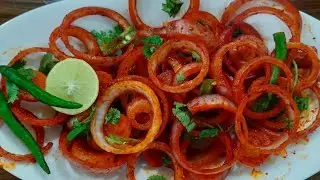 Laccha onion salad | Ring onion | Dhaba Style salad|