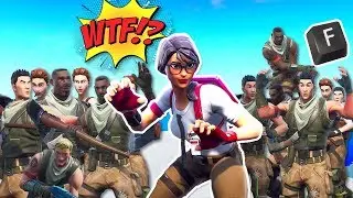 I found a Fortnite Lobby FULL OF NOOBS... and this happend!