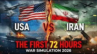 simulation: The First 72 Hours of US vs Iran War (2026) 🚨