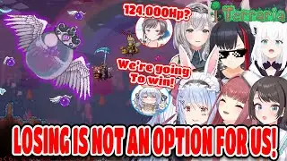 Hololive Girls Challenge Queen Slime Unprepared in Terraria Hololive【ENG SUB】