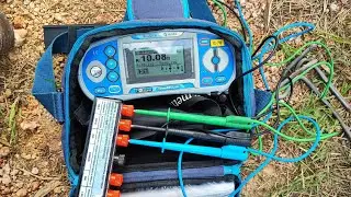 Resistencia de puesta a tierra con Metrel 3102H.