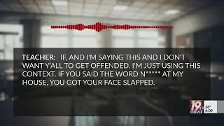 School Issues Statement After Teacher Recorded Using Inappropriate Language