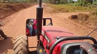 Case ih drive dusty road  love for jxt75 