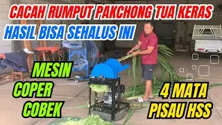 MESIN COPER VIRAL TIPE COBEK HASIL CACAHAN HALUS KONSISTEN #mesincacahrumput