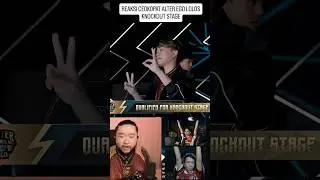 REAKSI KOH DELWYN ARFY ALTER EGO QUALIFIED KNOCKOUT STAGE #reaction #mobilelegends #fyp #alterego