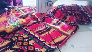 خياطة قرقاري لروب قبائلي Robe kabyle gargari 2020 n1