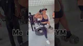 Me at the gym VS Me at home 😂 #legdayworkout #ilovetostayfit #reactionvideo