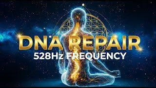 528Hz | DNA Repair & Cellular Regeneration | Calm Nervous System & Whole Body Healing | Deep Sleep