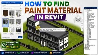 How to find Paint material in Revit