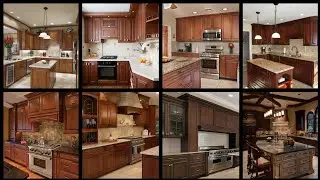 Brown kitchen design ideas/modern brown kitchen cabinet ideas/beautiful 2023 style kitchen decor 💞