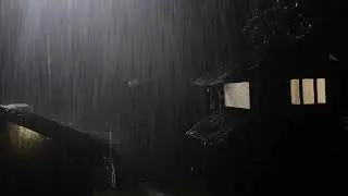 Heavy Rain & Thunder ASMR for Deep Sleep and Relaxation - Live Stream Experience