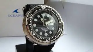 Seiko Tuna SBBN015 on GasGasBones strap
