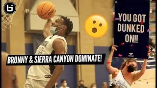 Bronny James & Sierra Canyon DOMINATE Their FIRST Home Game! Bronny FIRST Start of Junior Season!