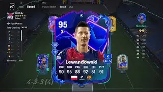 EA FC 25 - 95 UCL Dreamchasers Lewandowski - Champions Gameplay