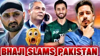 HARBHAJAN SINGH EXPOSES PAKISTAN😳॥IND VS PAK BOYCOTT MATCH STATUS॥