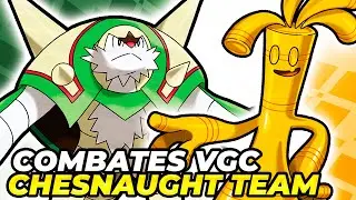 Un EQUIPO con... ¡¿CHESNAUGHT?! | COMBATES VGC REGULACIÓN H