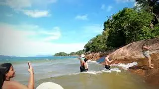 Praia da caçandoca e caçandoquinha! 