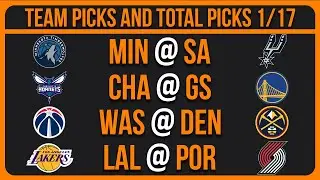 NBA Picks Today 1/17/26 NBA Picks and Predictions NBA Bets Today