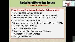 Agricultural Marketing Institutions and their functions