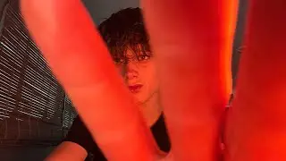 ASMR mouth sounds and hand movements