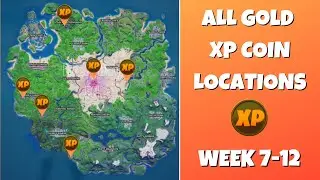 All Gold XP Coins Locations in Fortnite Chapter 2 Season 5! (week 7-12)