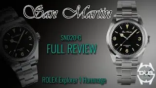 San Martin SN020-G aka Rolex Explorer 1 homage! a great homage 😁 @sanmartinwatches