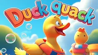 Quack duck🐤#animation#cartoon#kidsrhymes#kidseducation#duck #kidsvideo#funny#animal#kidssongs