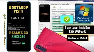 Realme C3 Hardbrick Bootloop Red State/Deadboot Fix Using SP Flash Tool RMX2020/2027/2021