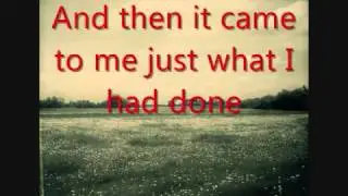 Johnny Cash  I Hung My Head lyrics