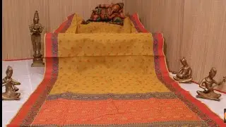 Skin Friendly - Eco Friendly Organic Cotton Sarees @ Samprada || Thread Woven Rich Pallu Sari Blouse