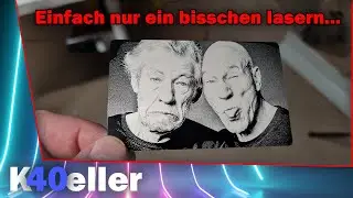 Livestream | Foto auf Alu Karte und Schokolade lasern