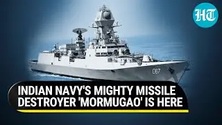 Indian Navy gets super advanced missile destroyer | INS Mormugao Firepower Explained