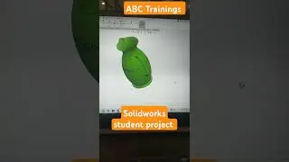 STUDENT SOLIDWORKS PROJECT #solidworks #autocad #catia #creo #ansys #nxcad #nxcam #shorts #ytshorts