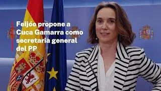 Feij&oacute;o propone a Cuca Gamarra como secretaria general del PP