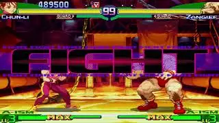 Fight Chun-LI vs Zangief - Street Fighter Alpha 3