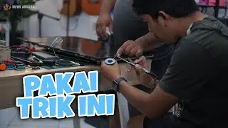 LAYAR TV BERGARIS, Gampang Benerin nya VLOG239
