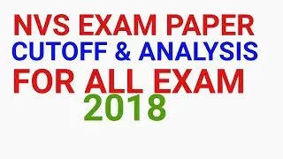 NVS cutoff for all exam|lab,ldc,female staff nurse or all other exam