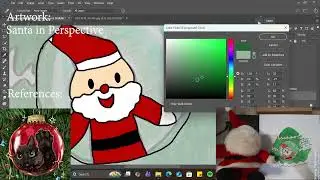 Santa in Perspective - Speedpaint in Adobe Photoshop