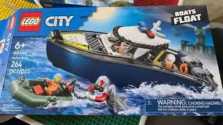 Lego City Police Boat 60456 review!